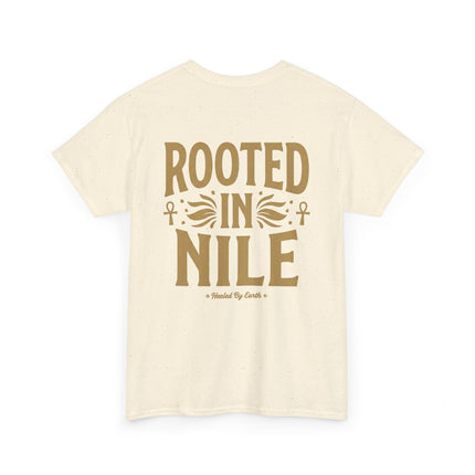 Rooted in Nile T-Shirt — Egyptian Ankh Plant Vibe Tee
