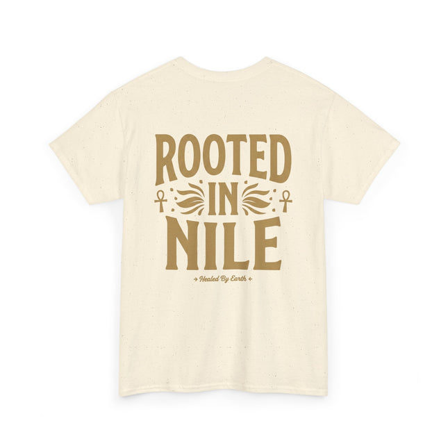 Rooted in Nile T-Shirt — Egyptian Ankh Plant Vibe Tee