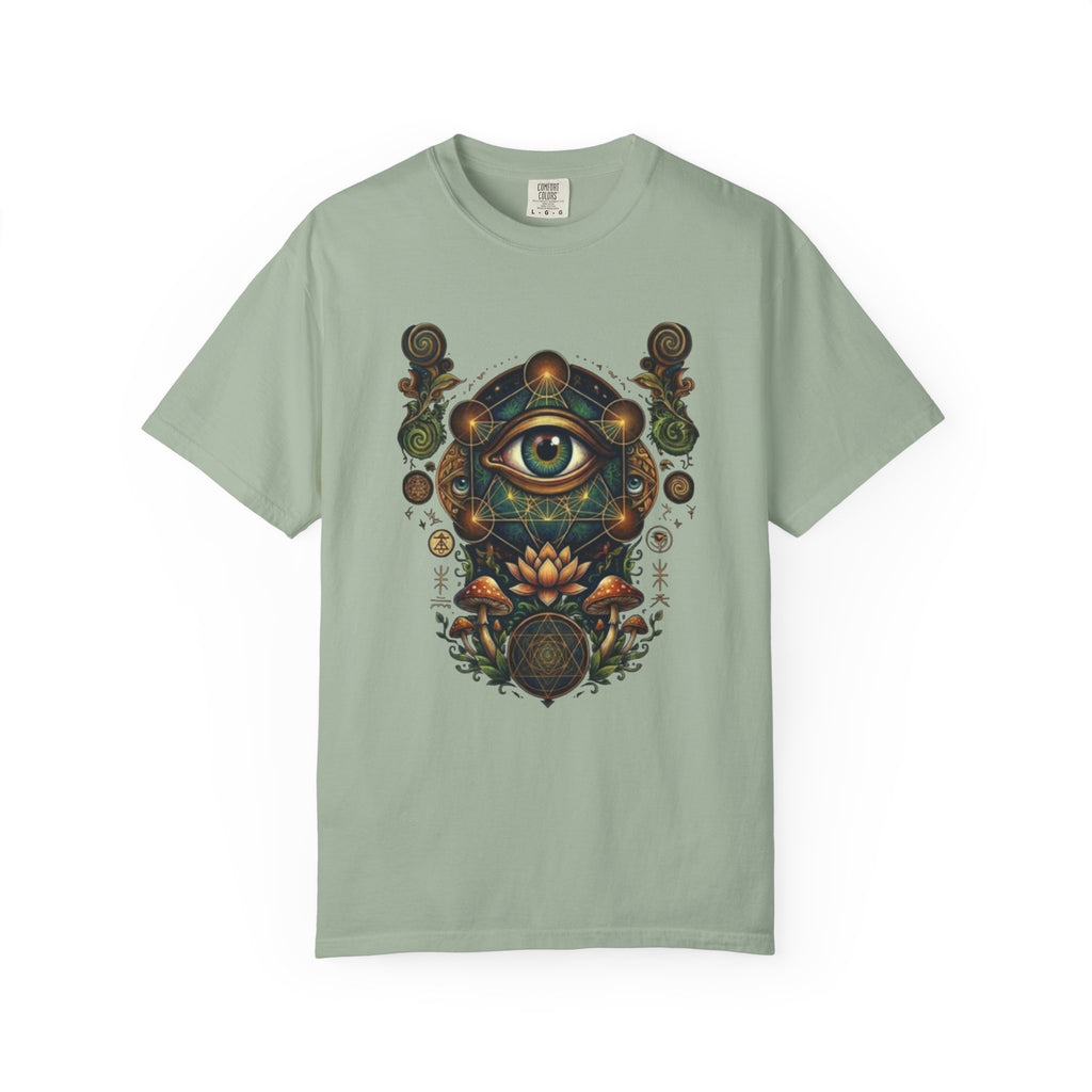 Geometric Eye Themed T-Shirt