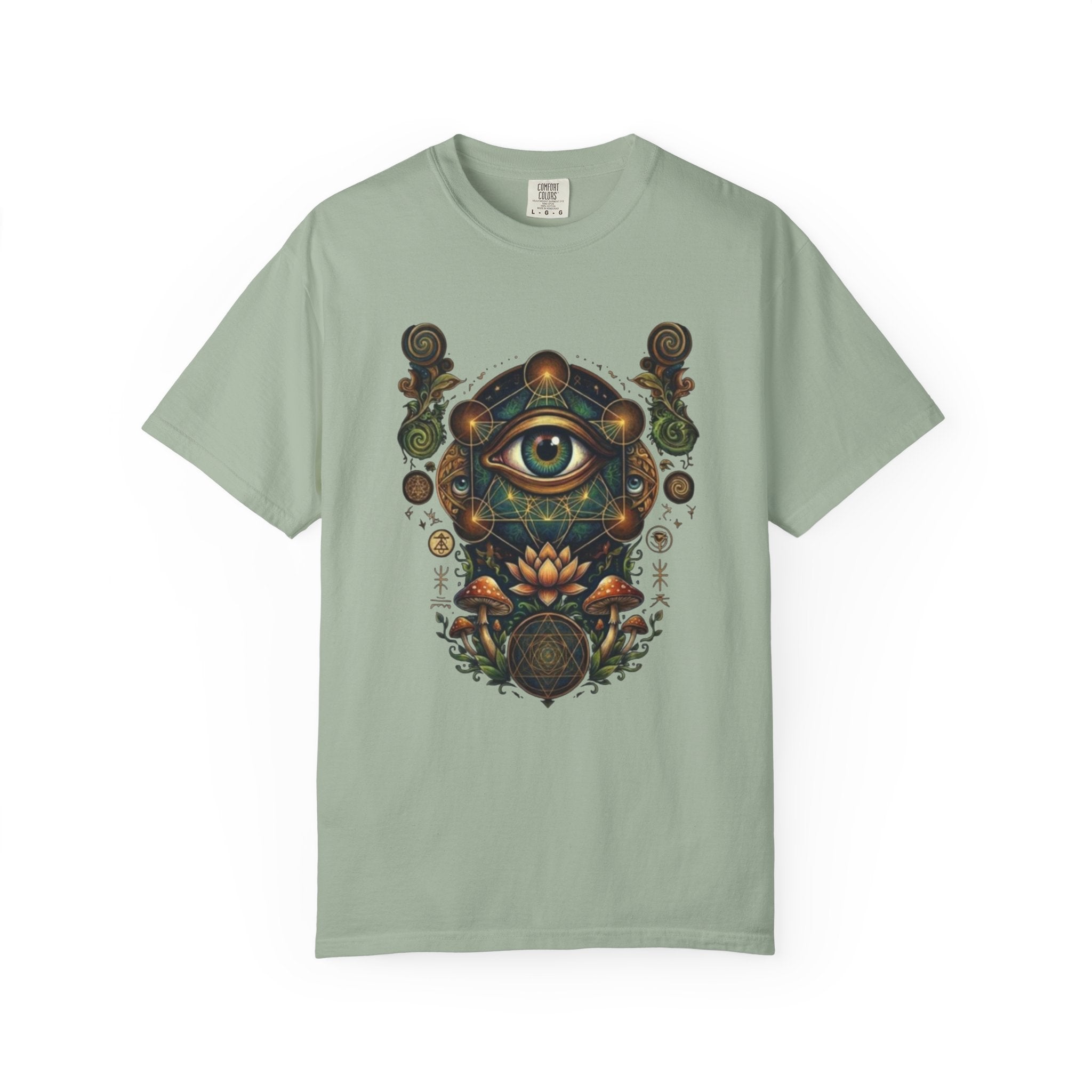 Geometric Eye Themed T-Shirt