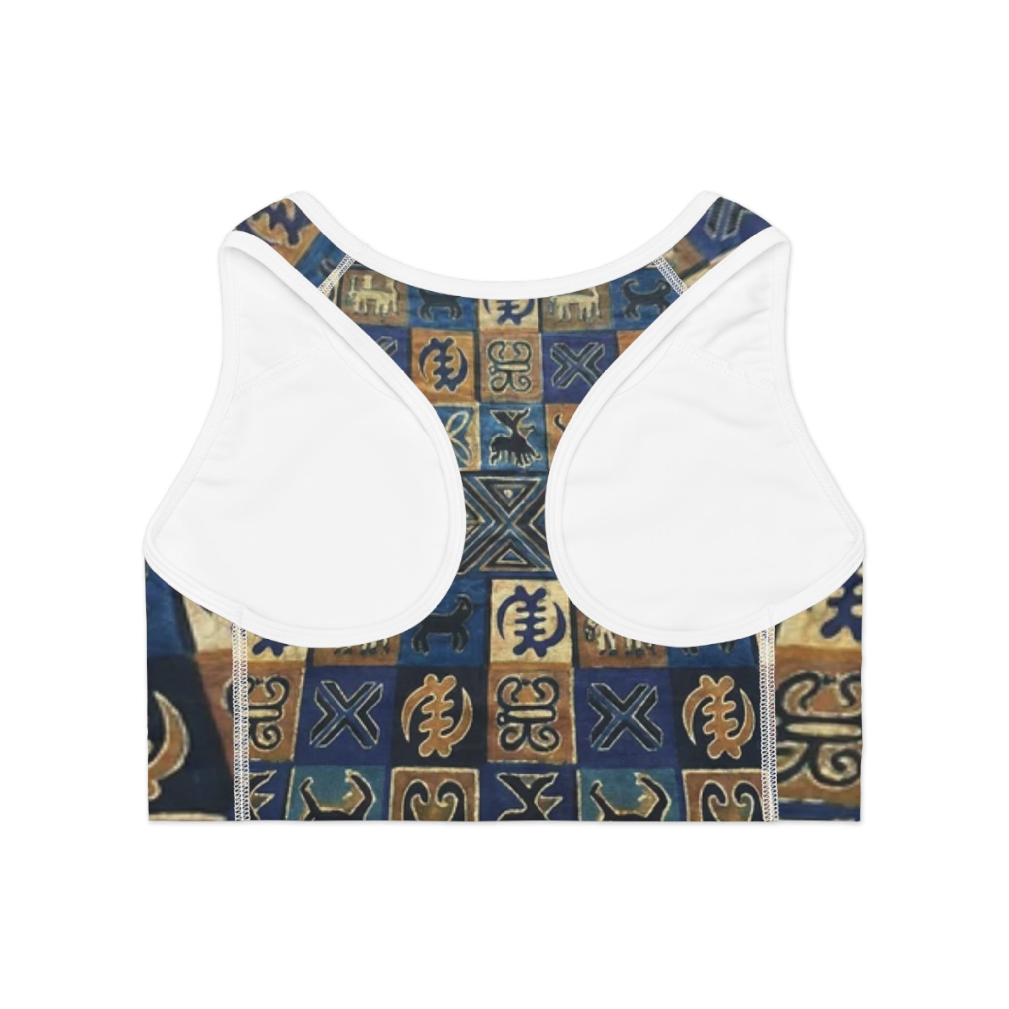 Garment Print Sports Bra
