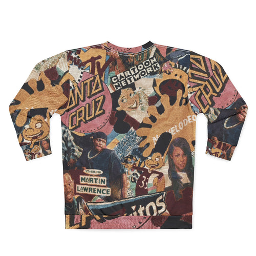 90 ‘s Cartoon Collage Sweatshirt