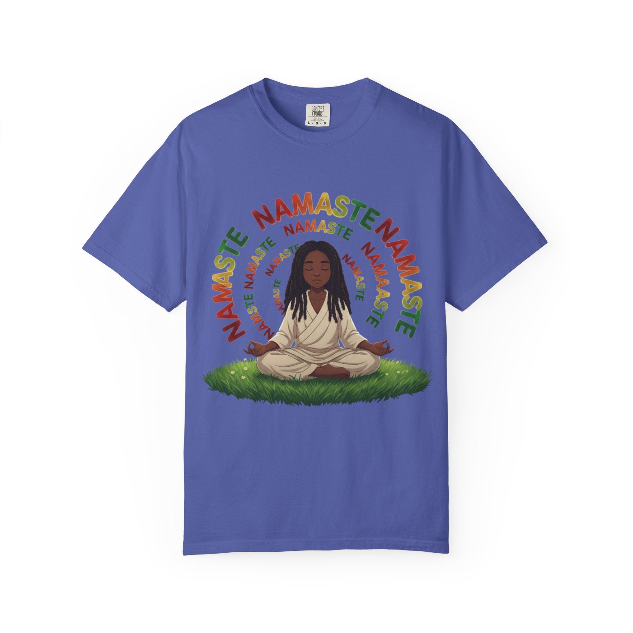 Namaste Meditation T-Shirt — Peaceful Yoga Graphic Tee