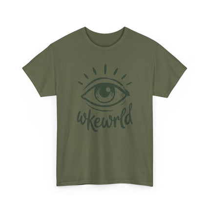 Eye Graphic Tee — 'Woke World' Retro Eye Illustration T‑Shirt