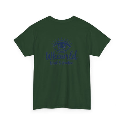 Eye Logo T‑Shirt — Wkewrld "Heal & Evolve" Graphic Tee