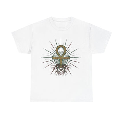 Root Chakra Grounded Ankh T-Shirt (Unisex)