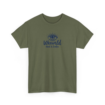 Eye Logo T‑Shirt — Wkewrld "Heal & Evolve" Graphic Tee