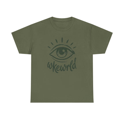 Eye Graphic Tee — 'Woke World' Retro Eye Illustration T‑Shirt