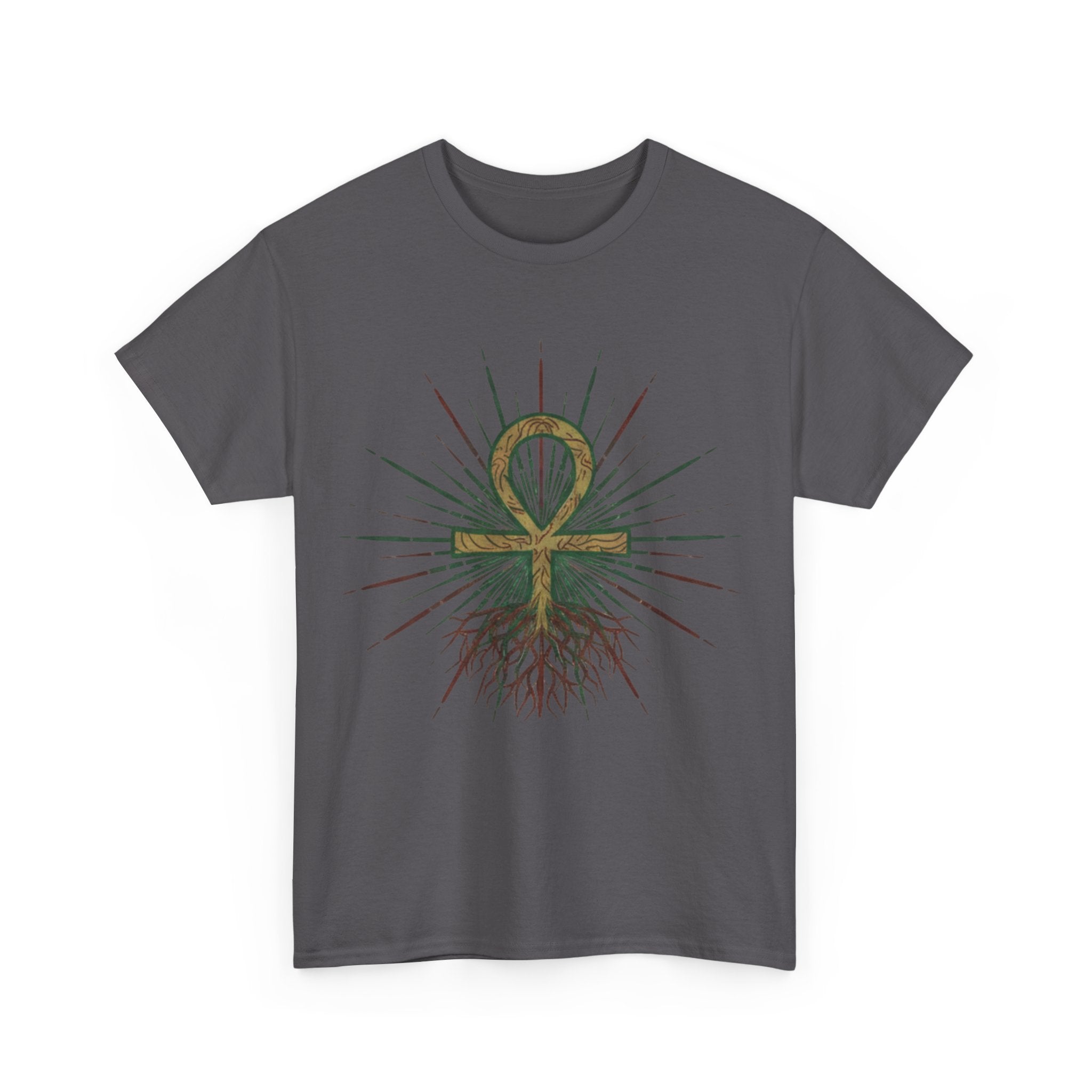 Root Chakra Grounded Ankh T-Shirt (Unisex)
