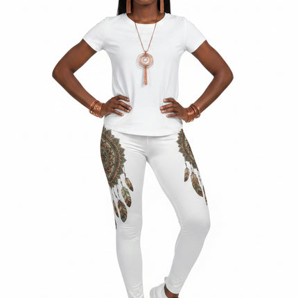 Boho Dreamcatcher Leggings — Women's Casual Yoga & Everyday AOP Leggings