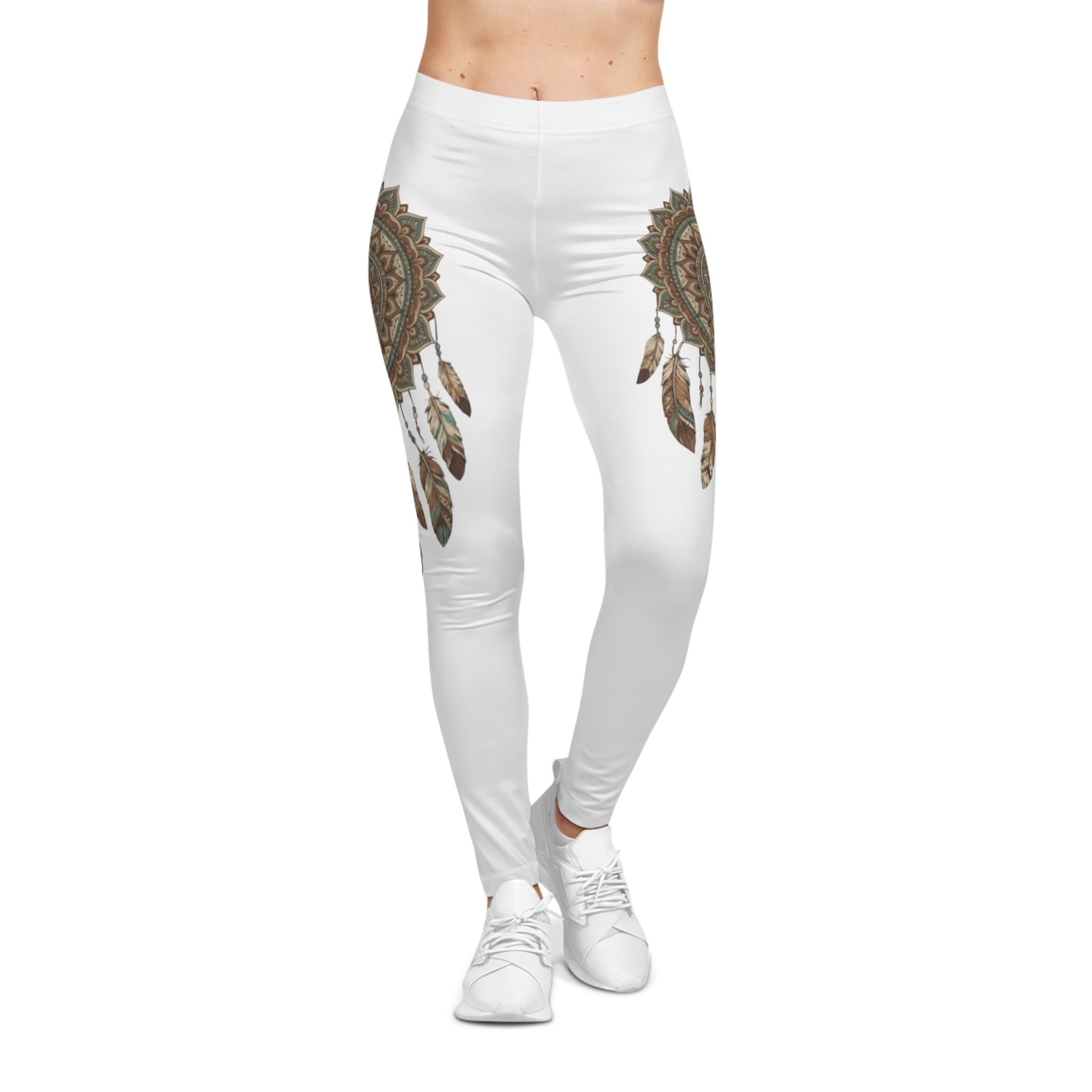 Boho Dreamcatcher Leggings — Women's Casual Yoga & Everyday AOP Leggings