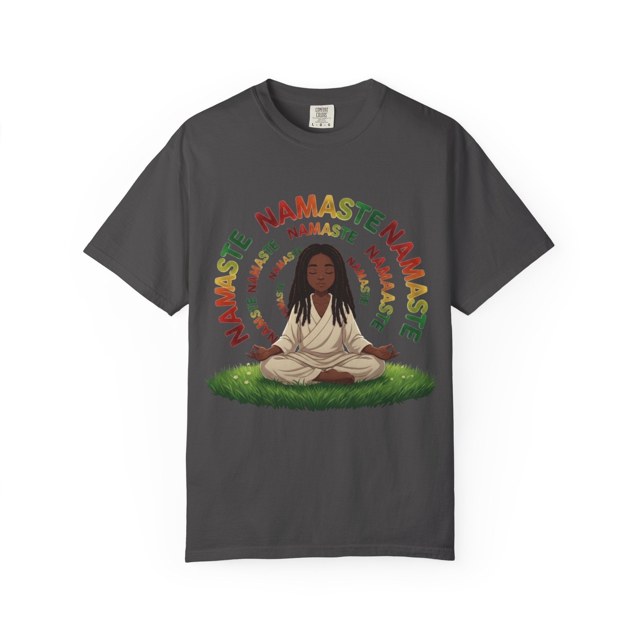 Namaste Meditation T-Shirt — Peaceful Yoga Graphic Tee