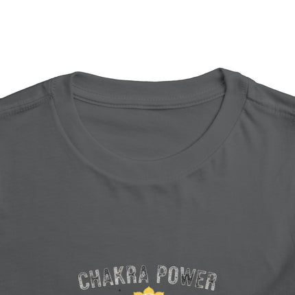 Chakra Power Toddler Tee — Colorful Kids Chakra Energy Shirt