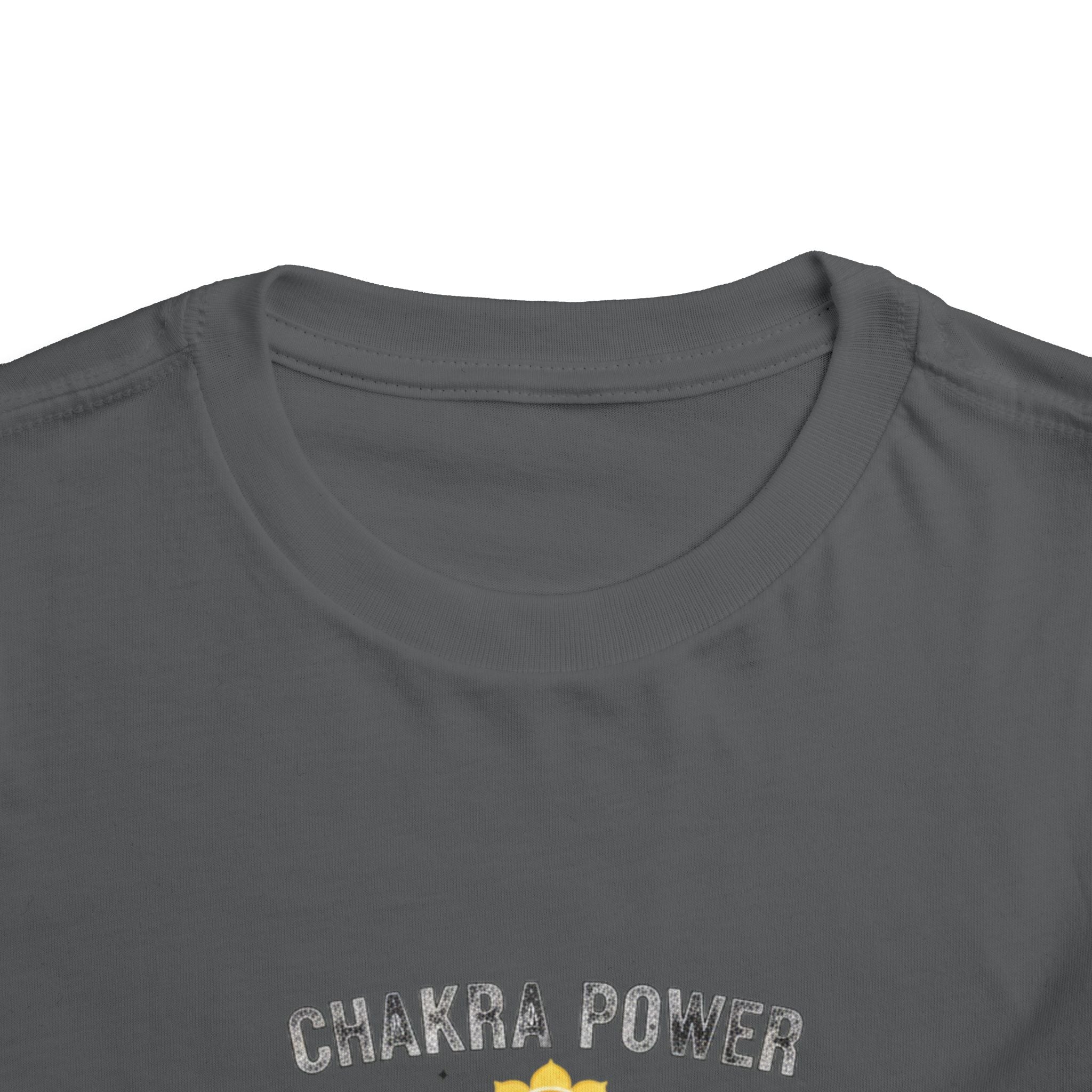 Chakra Power Toddler Tee — Colorful Kids Chakra Energy Shirt