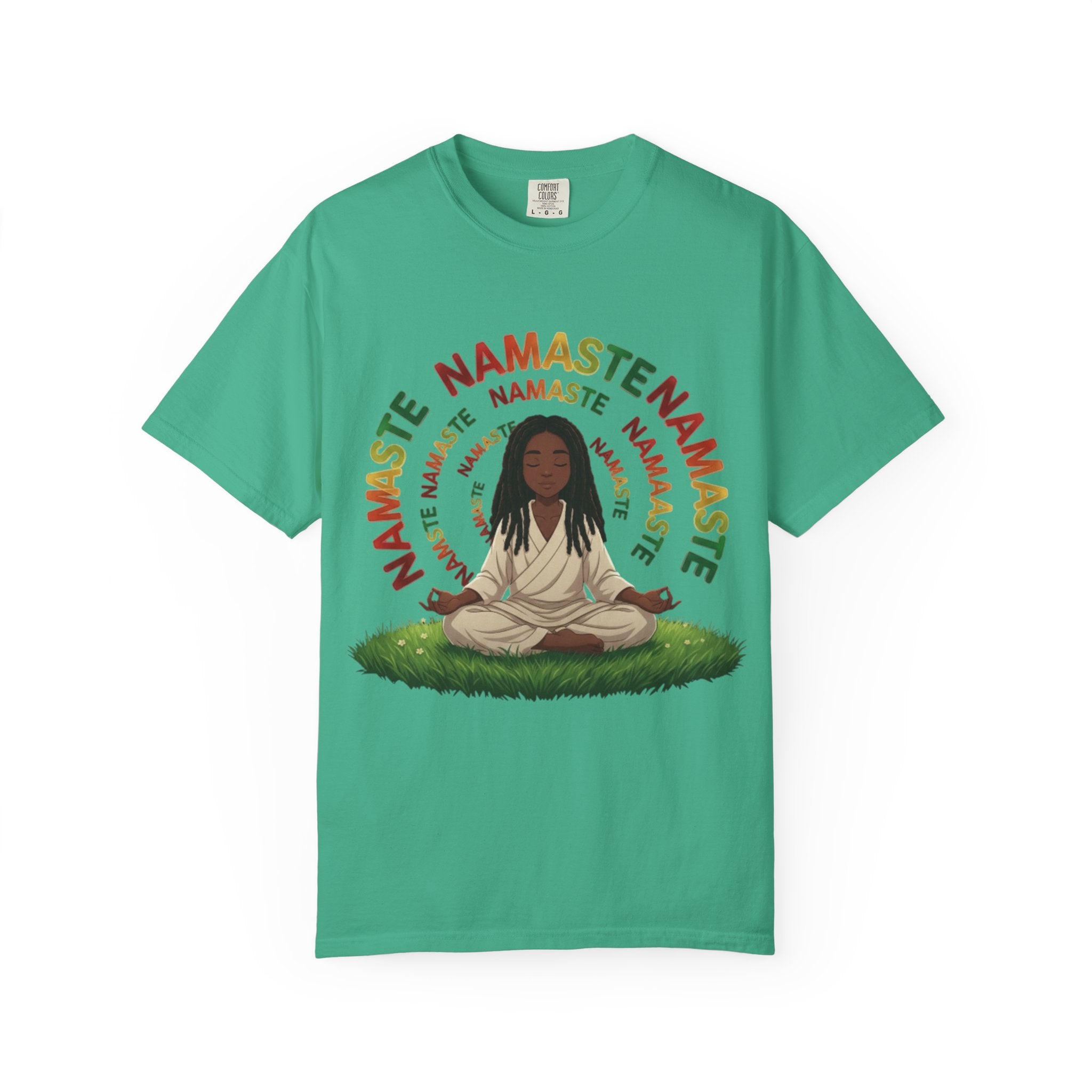 Namaste Meditation T-Shirt — Peaceful Yoga Graphic Tee