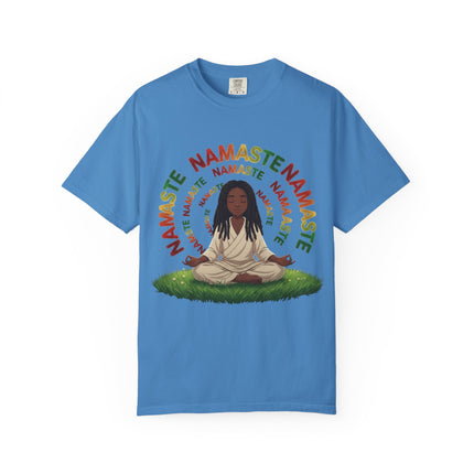 Namaste Meditation T-Shirt — Peaceful Yoga Graphic Tee