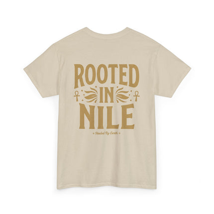 Rooted in Nile T-Shirt — Egyptian Ankh Plant Vibe Tee