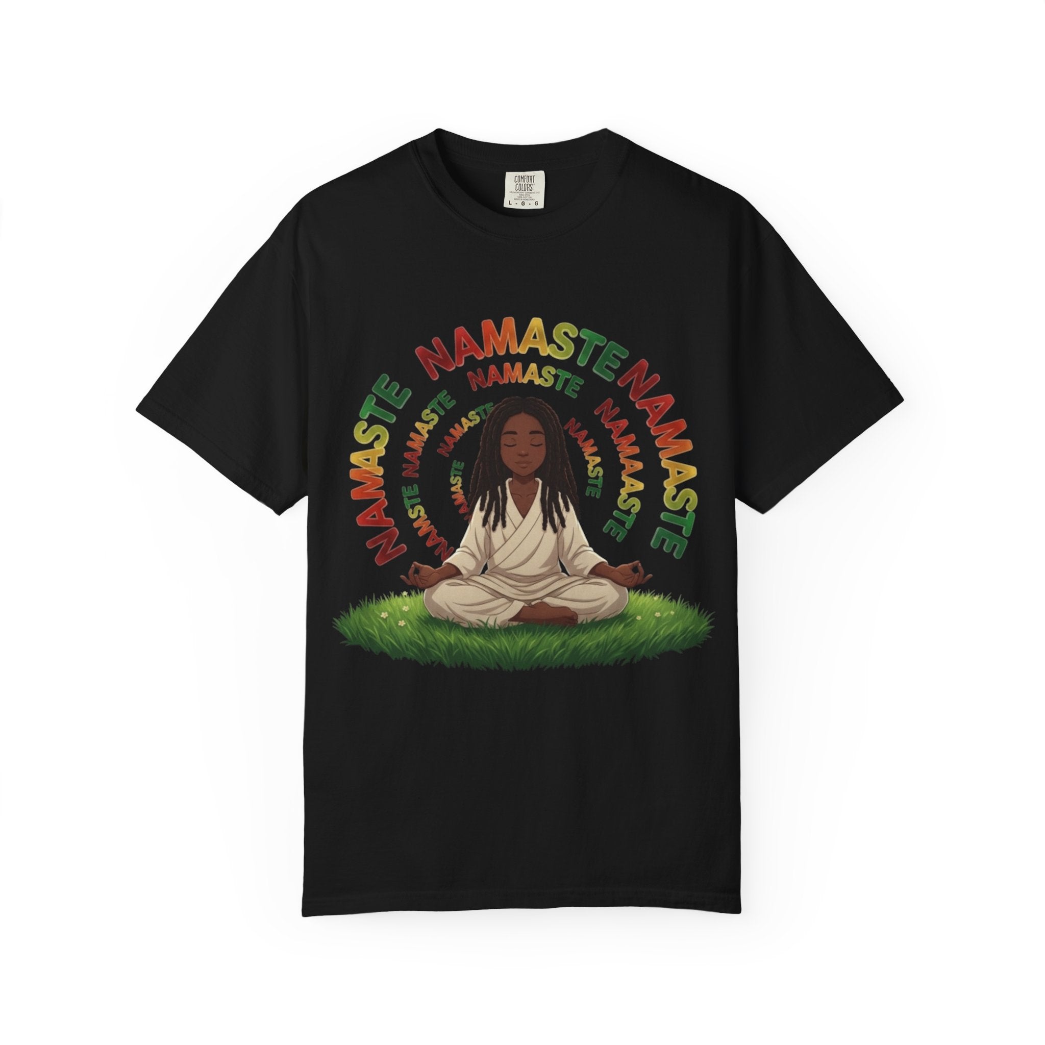 Namaste Meditation T-Shirt — Peaceful Yoga Graphic Tee