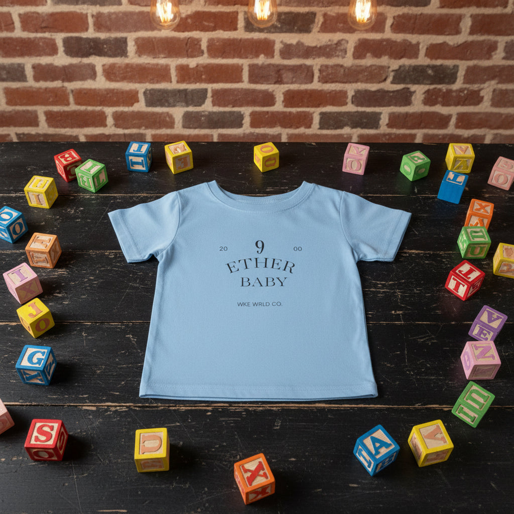 Infant Tee - 'Either Baby' Vintage Logo Infant Fine Jersey Shirt