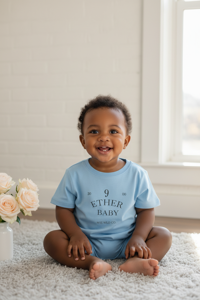 Infant Tee - 'Either Baby' Vintage Logo Infant Fine Jersey Shirt