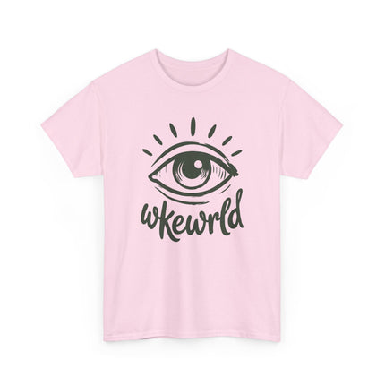 Eye Graphic Tee — 'Woke World' Retro Eye Illustration T‑Shirt