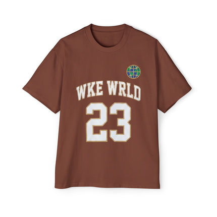 Wkewrld jersey Themed Oversized Tee — Graphic Money Face Men's Shirt