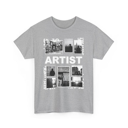 Artist Photo Collage Tee — "ARTIST" Graphic T-Shirt