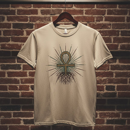 Root Chakra Grounded Ankh T-Shirt (Unisex)