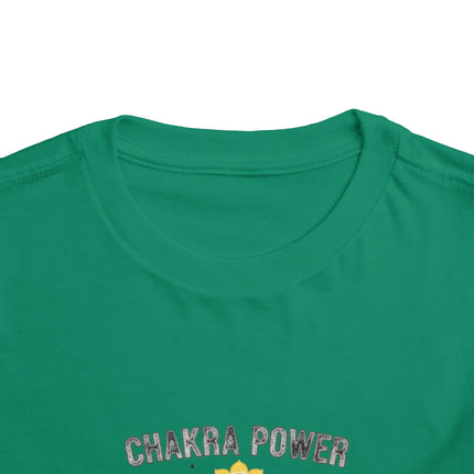 Chakra Power Toddler Tee — Colorful Kids Chakra Energy Shirt