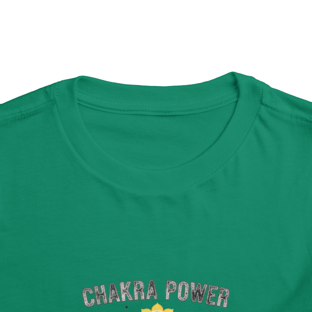 Chakra Power Toddler Tee — Colorful Kids Chakra Energy Shirt