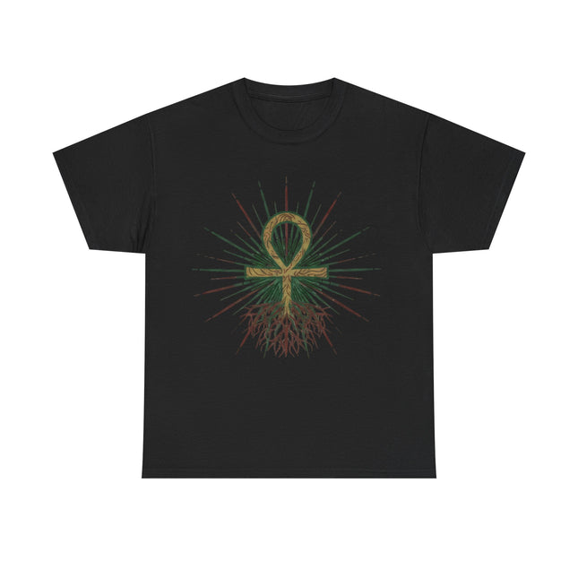 Root Chakra Grounded Ankh T-Shirt (Unisex)