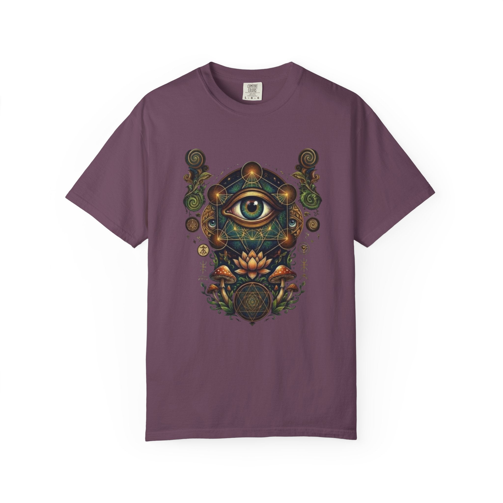 Geometric Eye Themed T-Shirt