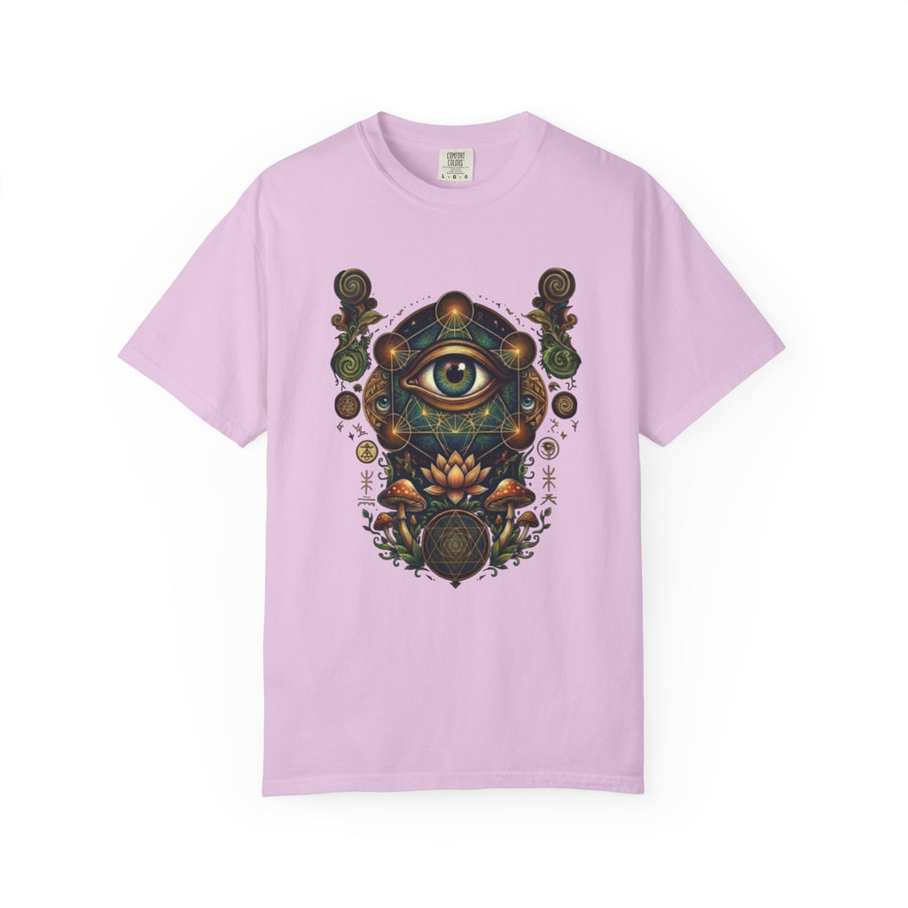 Geometric Eye Themed T-Shirt