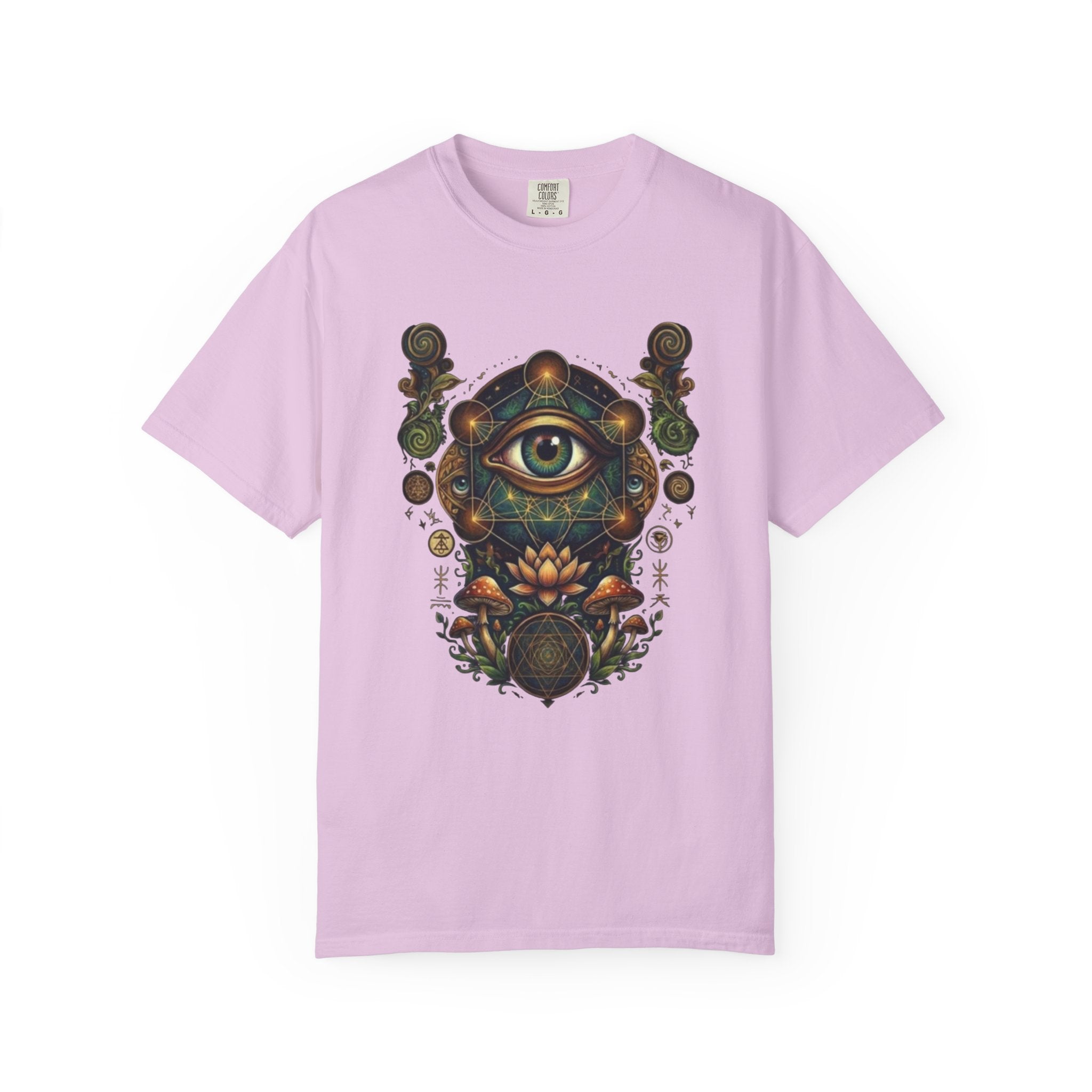 Geometric Eye Themed T-Shirt