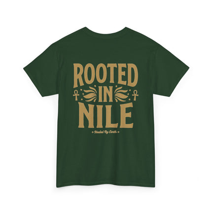 Rooted in Nile T-Shirt — Egyptian Ankh Plant Vibe Tee