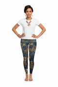 garment print Leggings — Vintage Egyptian Art All-Over Print