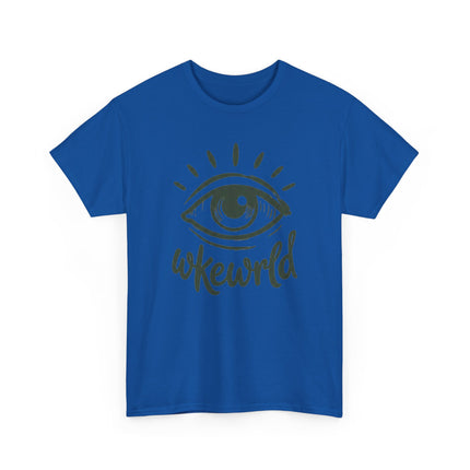 Eye Graphic Tee — 'Woke World' Retro Eye Illustration T‑Shirt