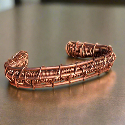 iamevibez Custom .999 Copper Triple Stack Highly Charged Bracelet