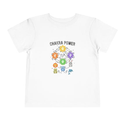 Chakra Power Toddler Tee — Colorful Kids Chakra Energy Shirt