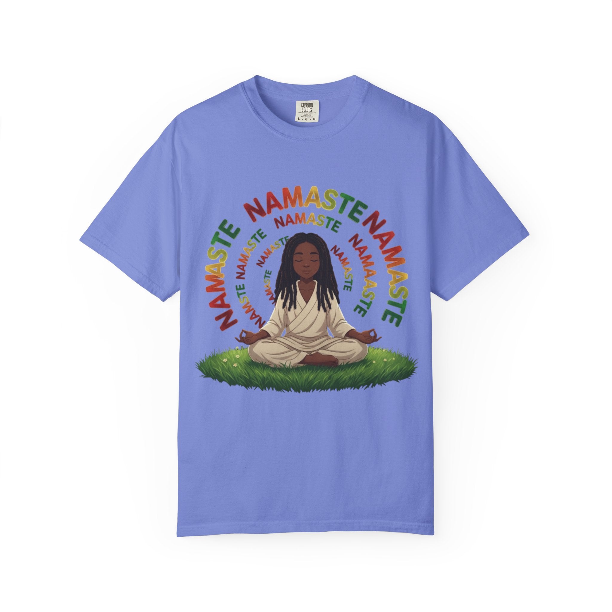 Namaste Meditation T-Shirt — Peaceful Yoga Graphic Tee