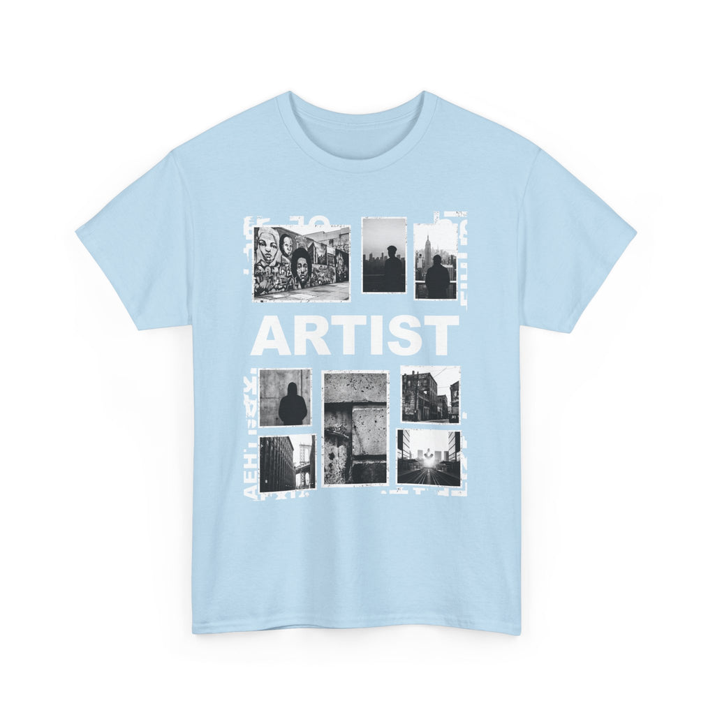Artist Photo Collage Tee — "ARTIST" Graphic T-Shirt