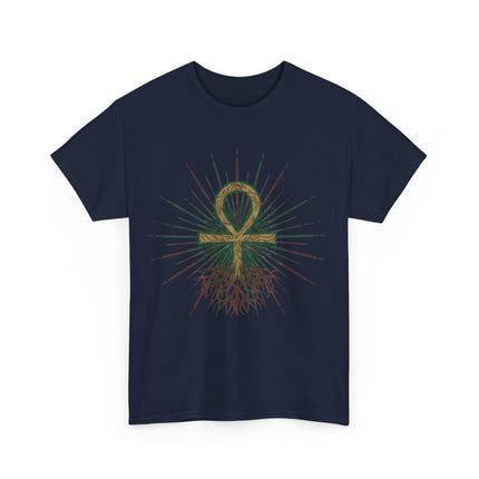 Root Chakra Grounded Ankh T-Shirt (Unisex)