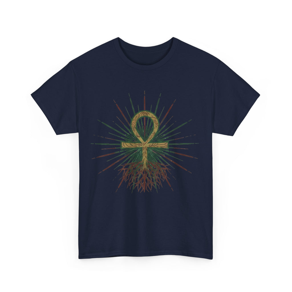 Root Chakra Grounded Ankh T-Shirt (Unisex)