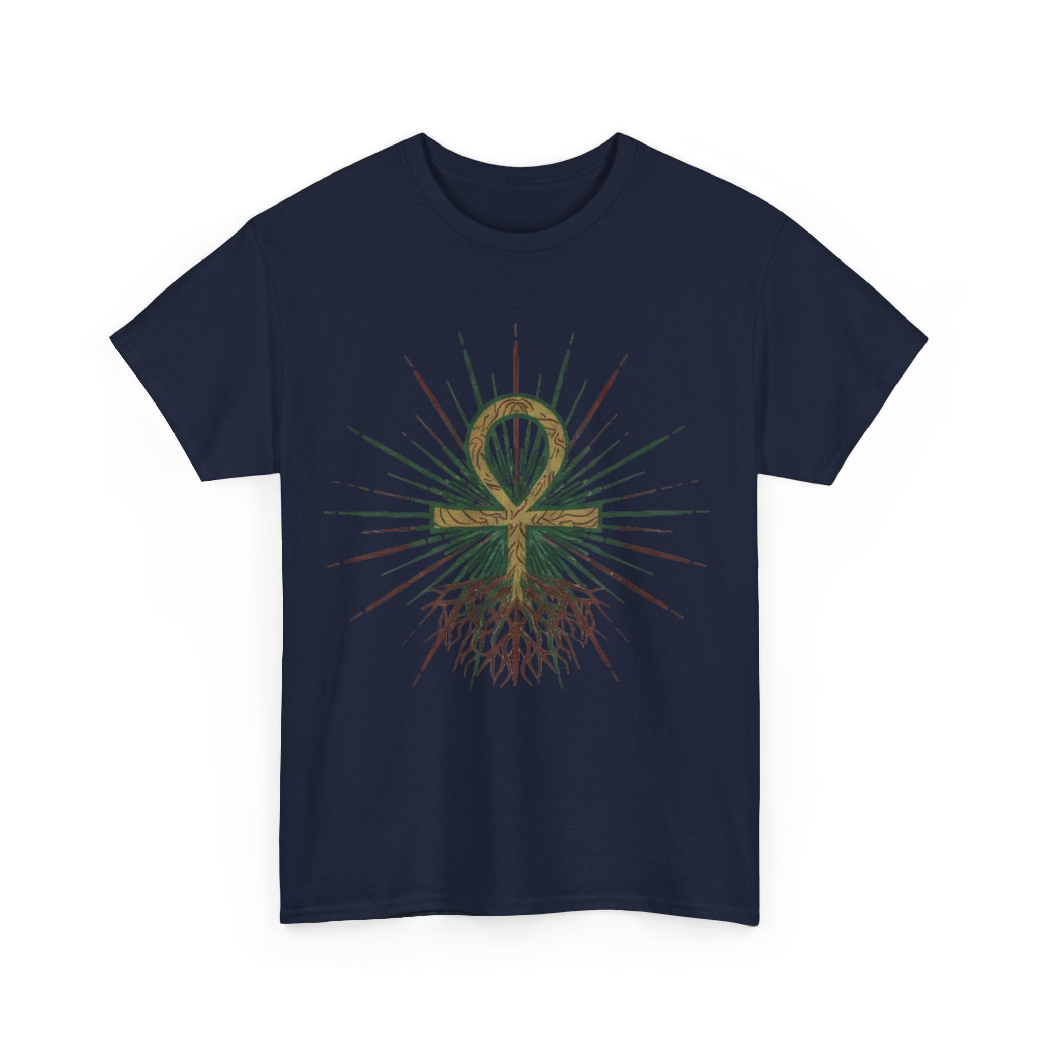 Root Chakra Grounded Ankh T-Shirt (Unisex)