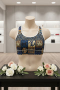 Garment Print Sports Bra