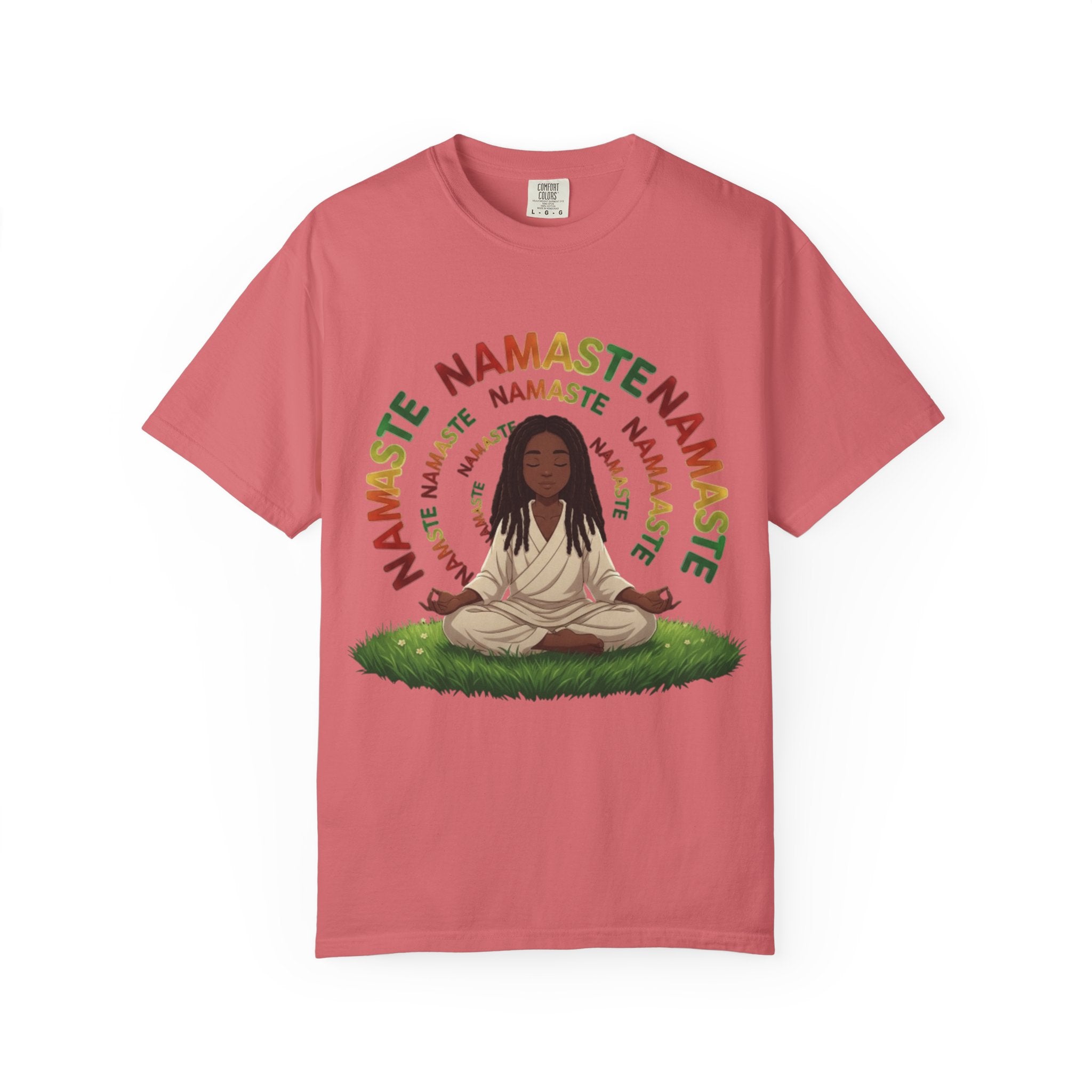 Namaste Meditation T-Shirt — Peaceful Yoga Graphic Tee