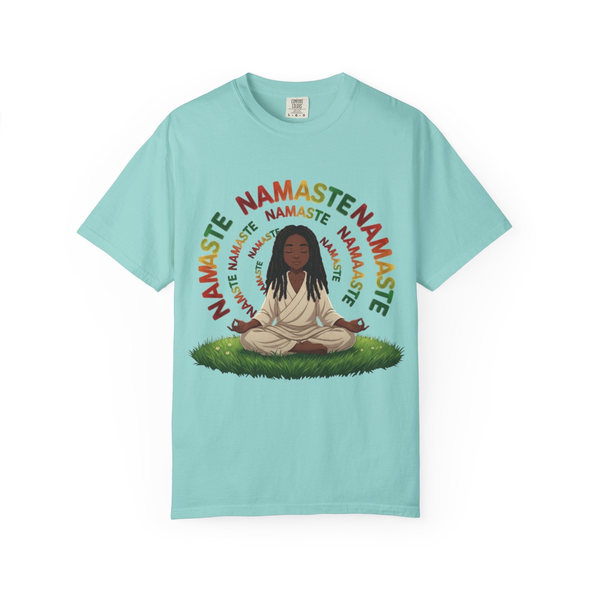 Namaste Meditation T-Shirt — Peaceful Yoga Graphic Tee