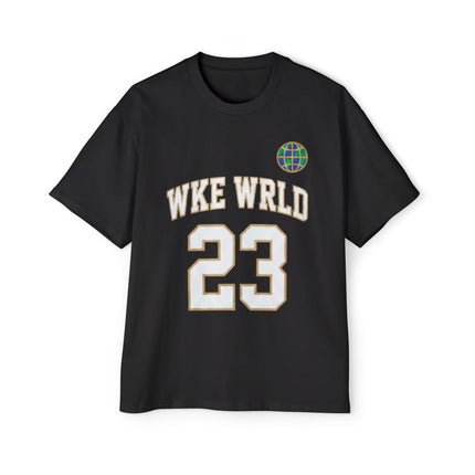 Wkewrld jersey Themed Oversized Tee — Graphic Money Face Men's Shirt