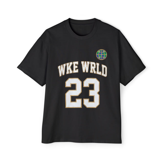 Wkewrld jersey Themed Oversized Tee — Graphic Money Face Men's Shirt
