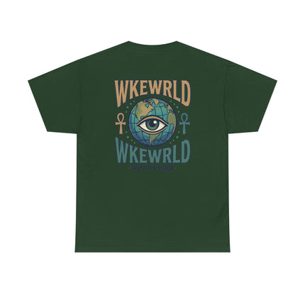 WKEWRLD Graphic Tee — Eye Over Globe "Trust The Vision" Shirt